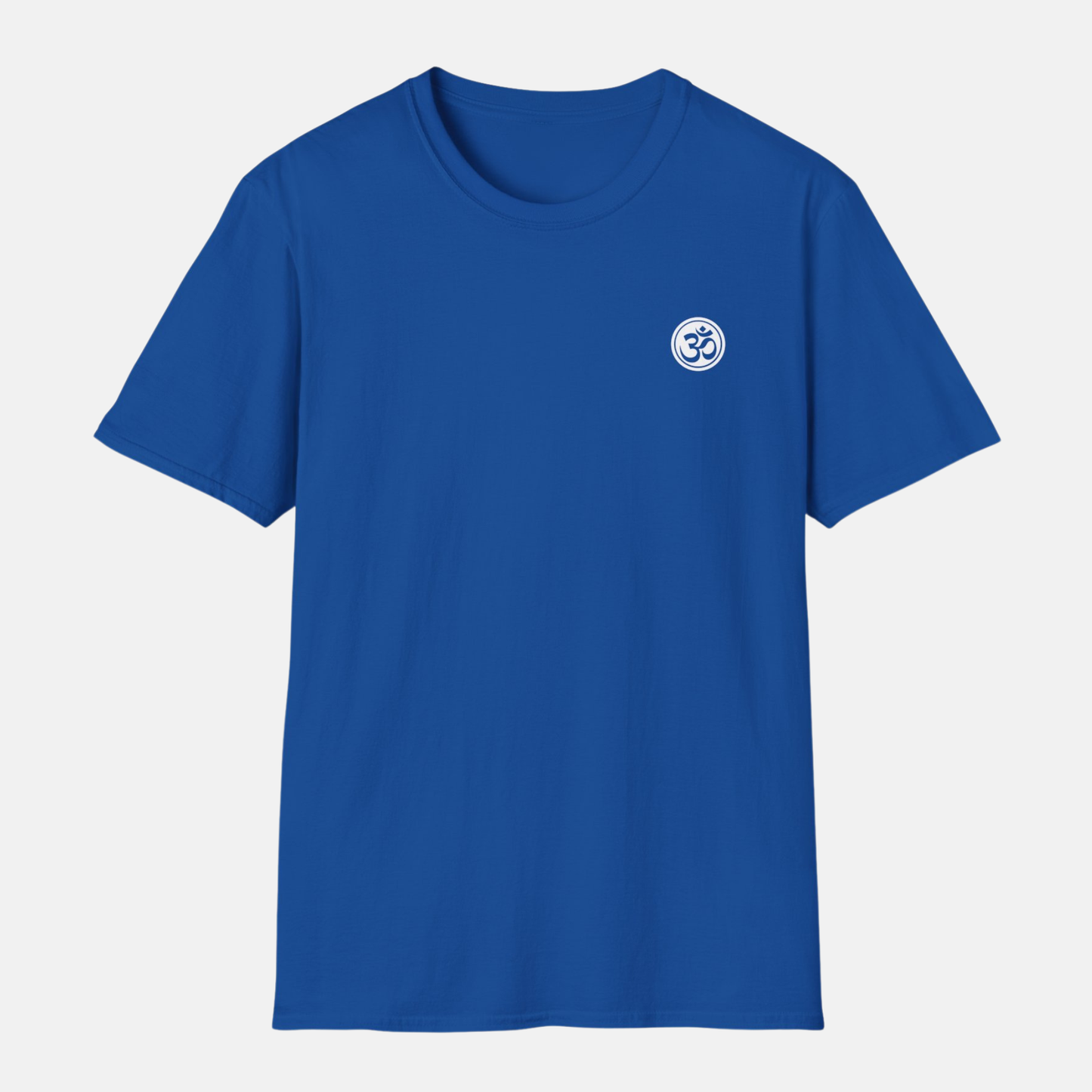 Om T-shirt - Royal blue