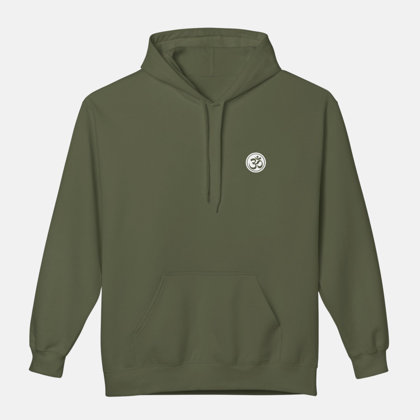 Om symbol Hoodie - Military green