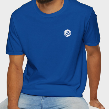 Om T-shirt - Royal blue