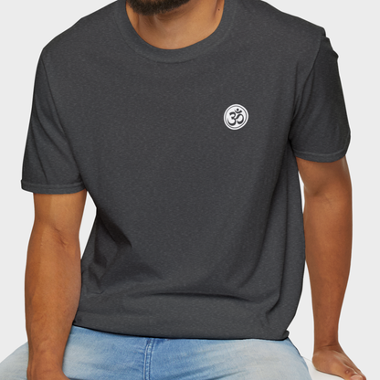 Om T-shirt - Dark feather