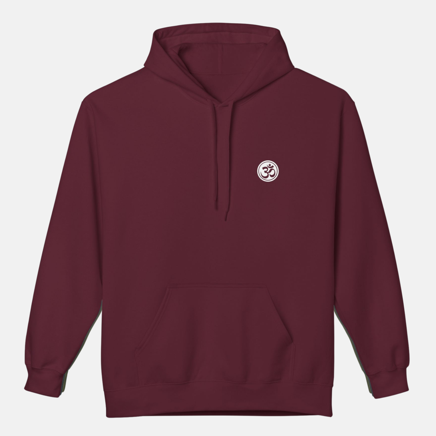 Om symbol Hoodie - Red wine