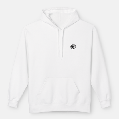 Om symbol Hoodie - Hvid