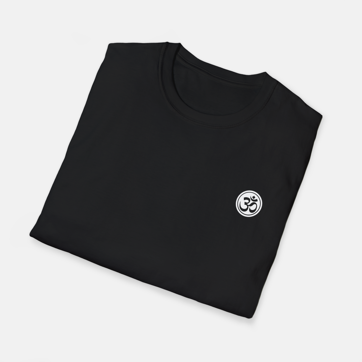 Om T-shirt - Sort