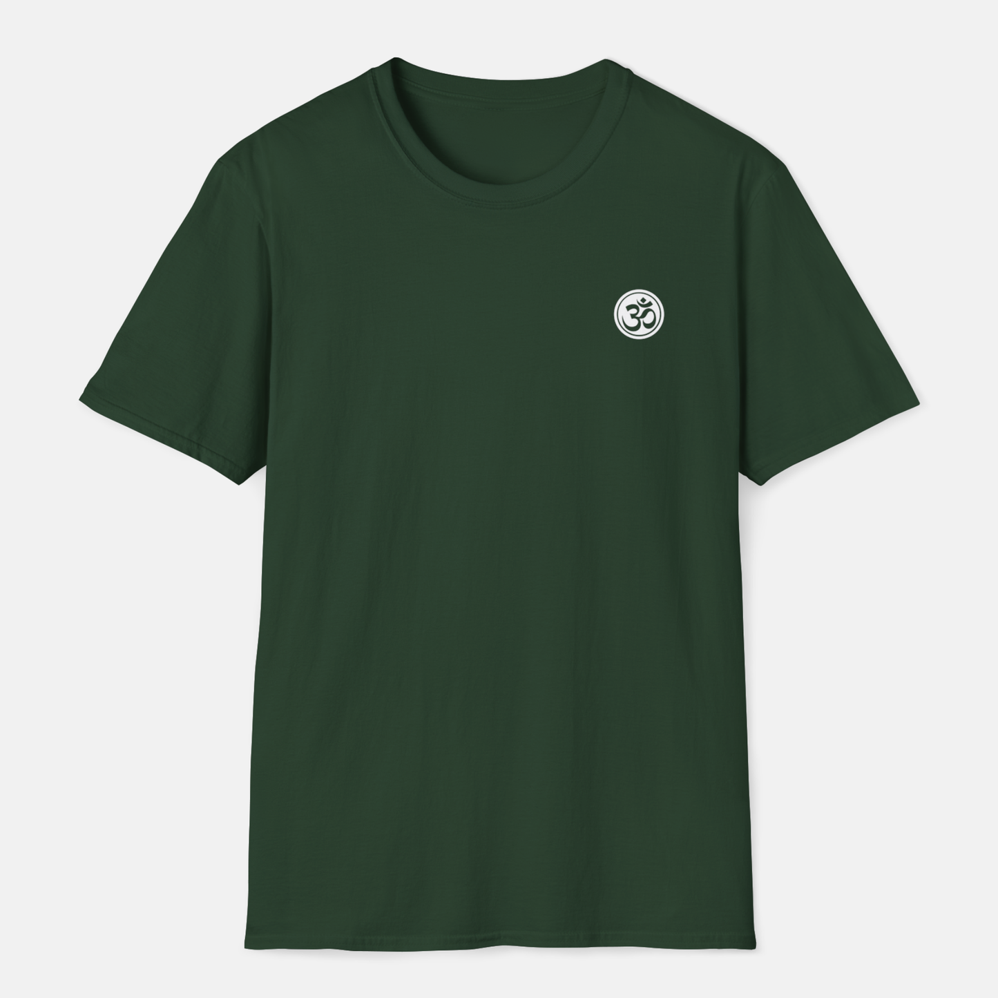 Om T-shirt - Forest green