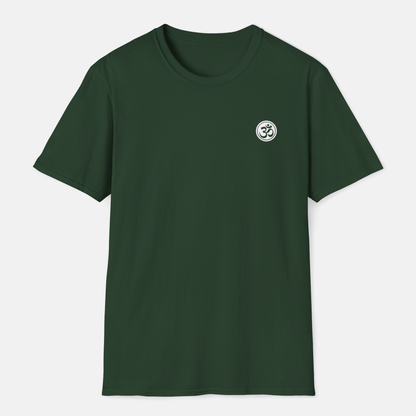 Om T-shirt - Forest green
